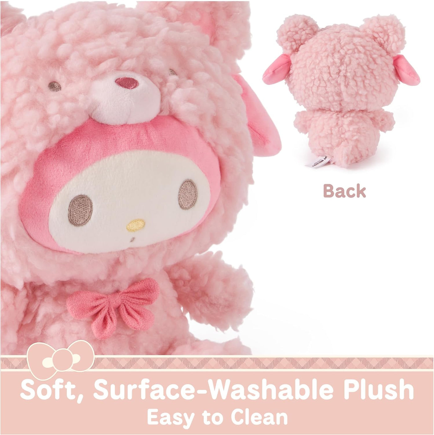 GUND Sanrio My Melody - Traje de oso de peluche de 10 pulgadas para...