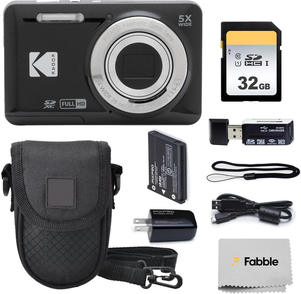 KODAK PIXPRO FZ55 - Cámara digital de 16 Mp de punto y disparo, zoo...