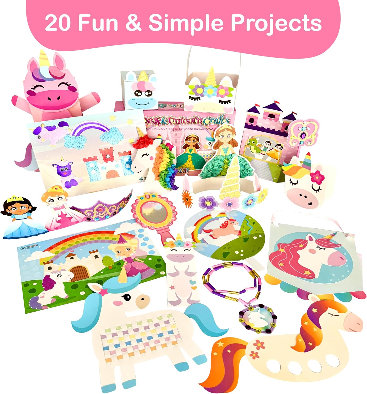 Craftikit® 20 manualidades galardonadas de princesas y unicornios p...