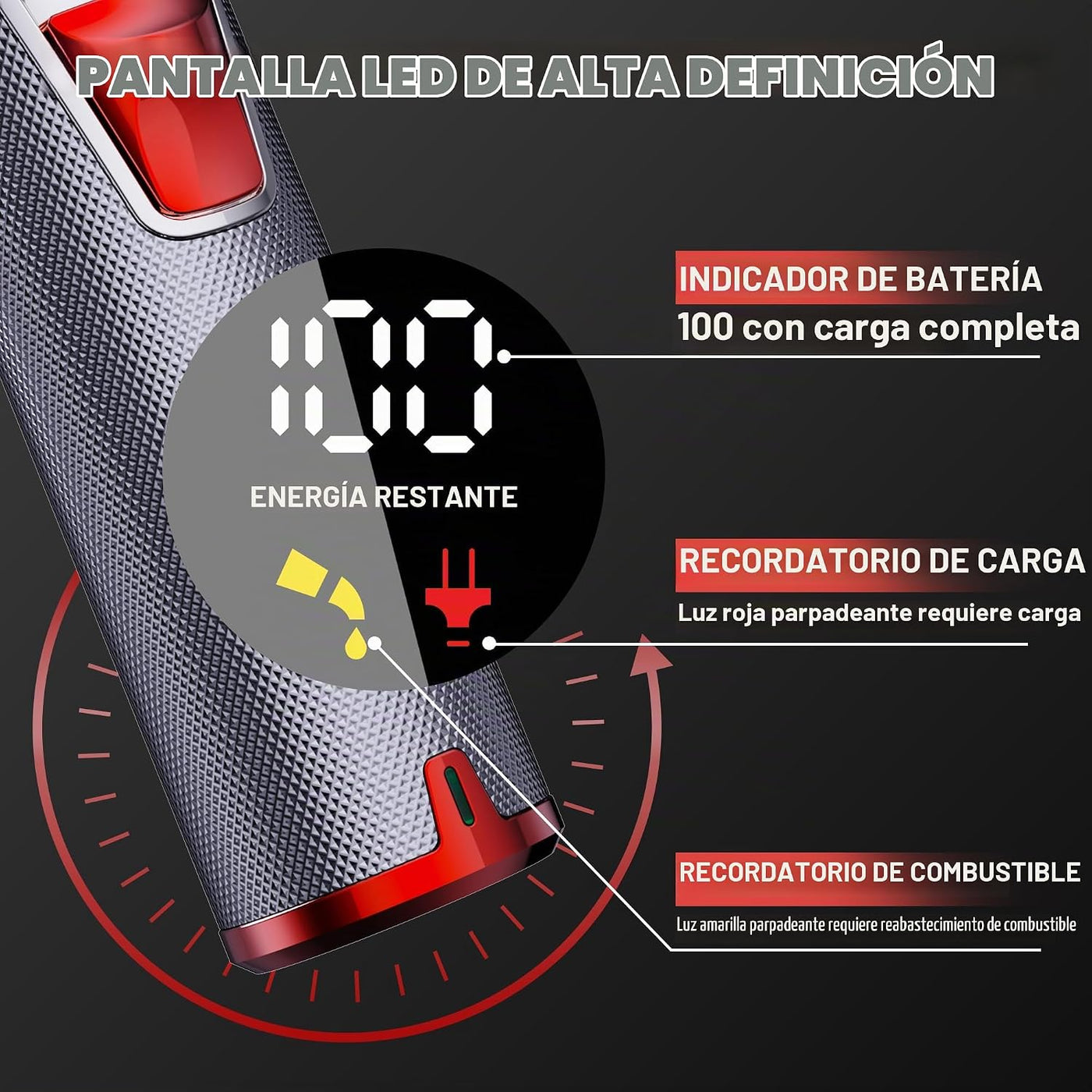 FADEKING® Cortapelos profesionales para hombres, cortapelos inalámb...