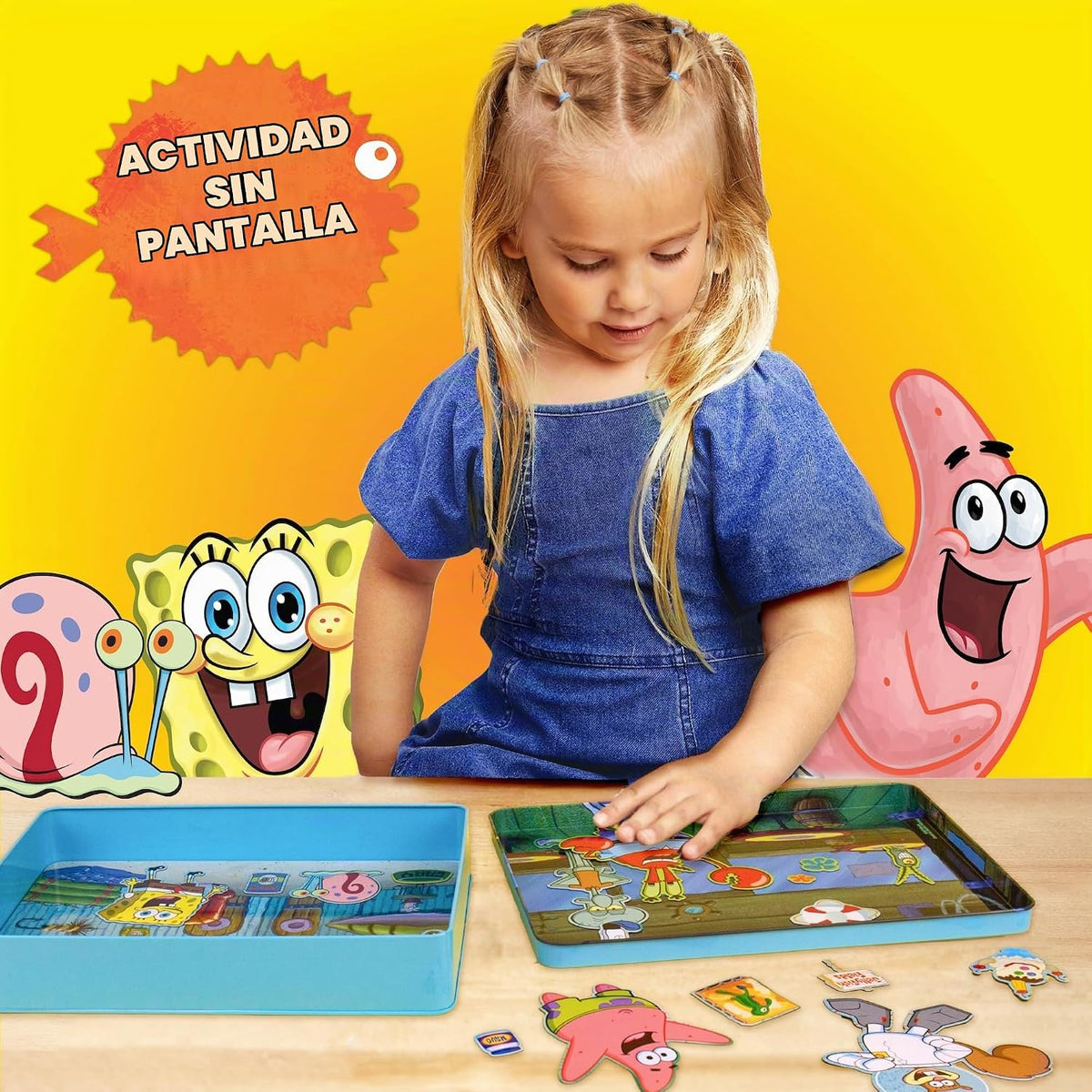 Horizon Group USA - Juego magnético para niños, Bob Esponja | Mezcl...