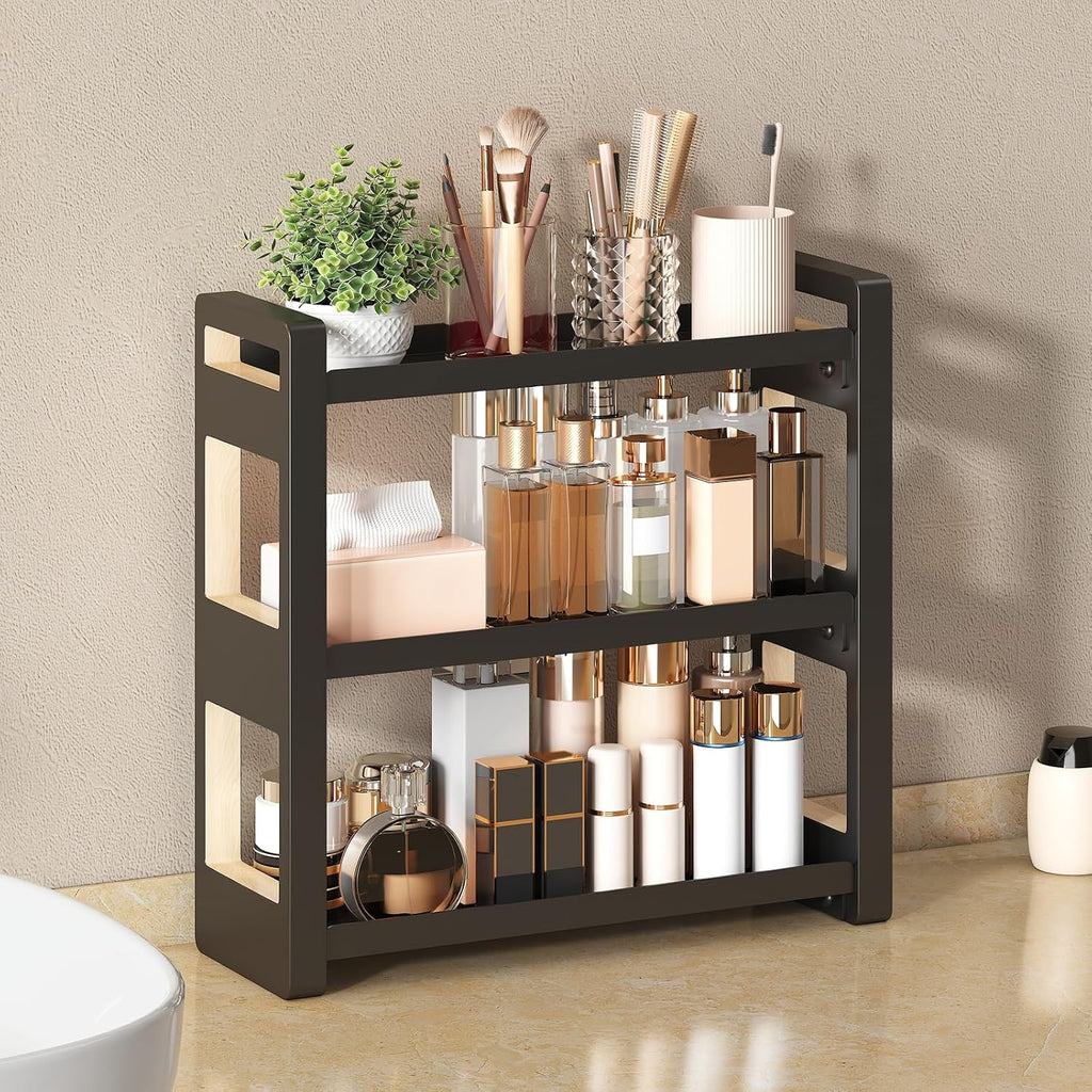 Cozynome Organizador de encimera de baño de 3 niveles, estante de b...