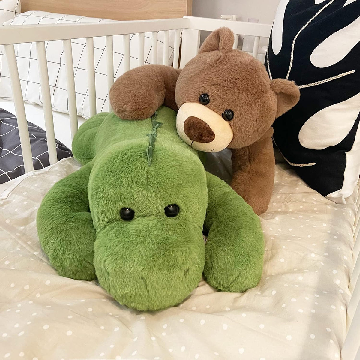 Oso de peluche con peso de 3.5 libras, almohada de animales de felp...