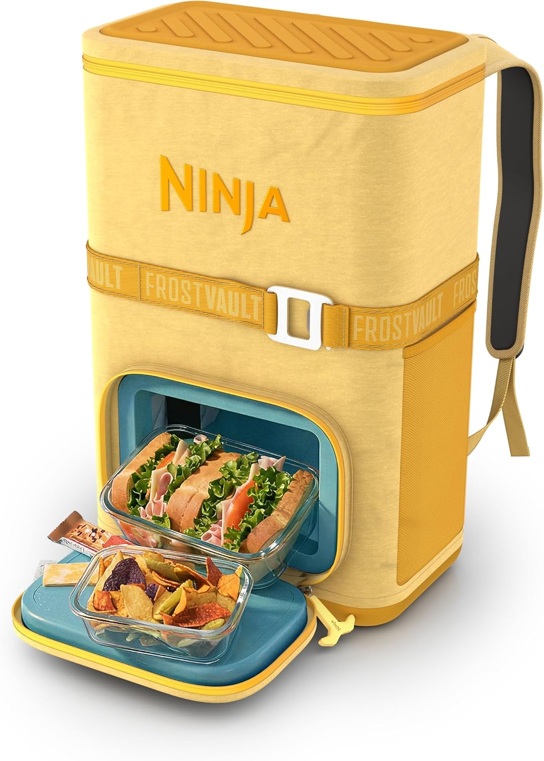 Ninja Hielera de mochila | Enfriador suave para 24 latas FrostVault...