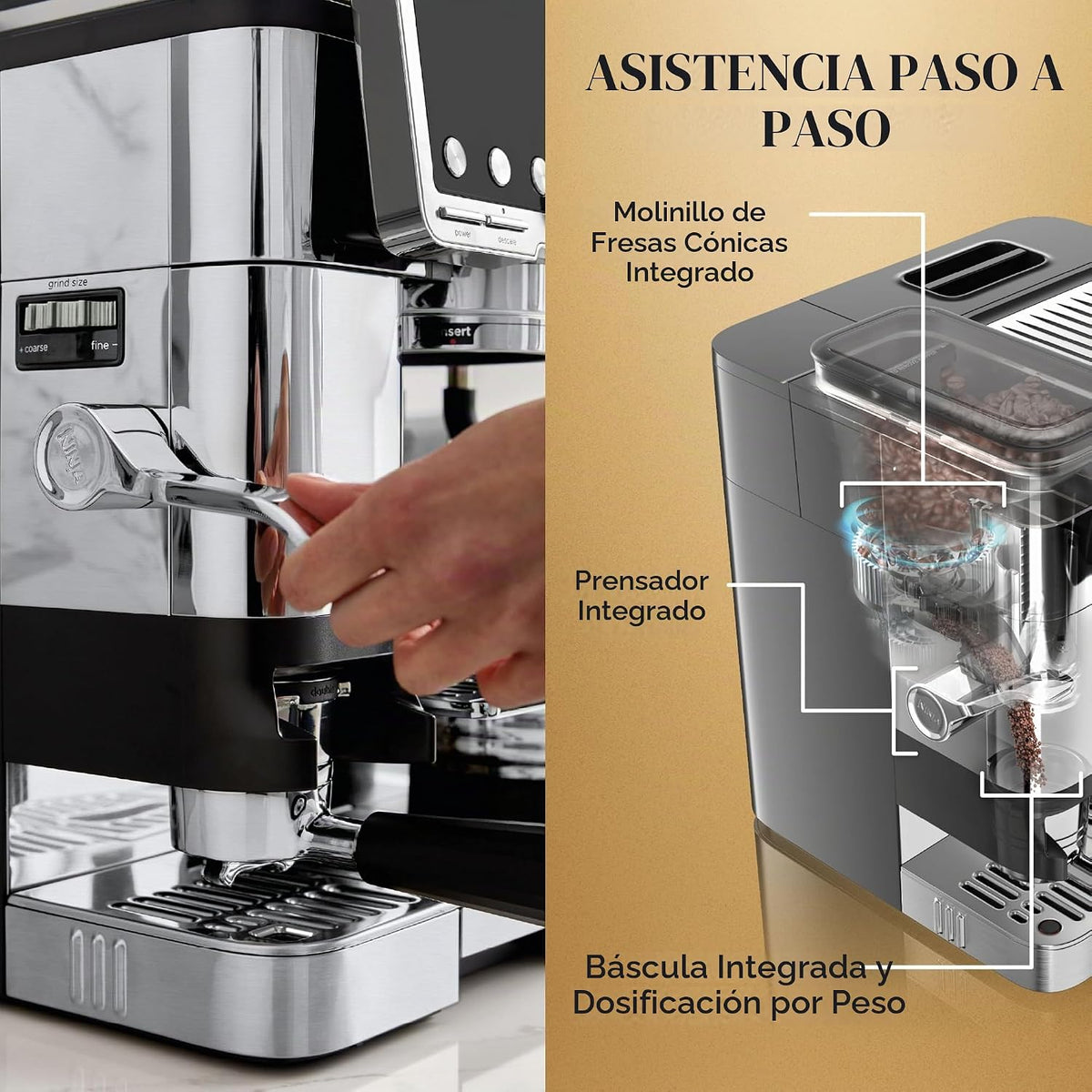 Ninja Luxe Café Pro Series, máquina de café expreso, café por goteo...