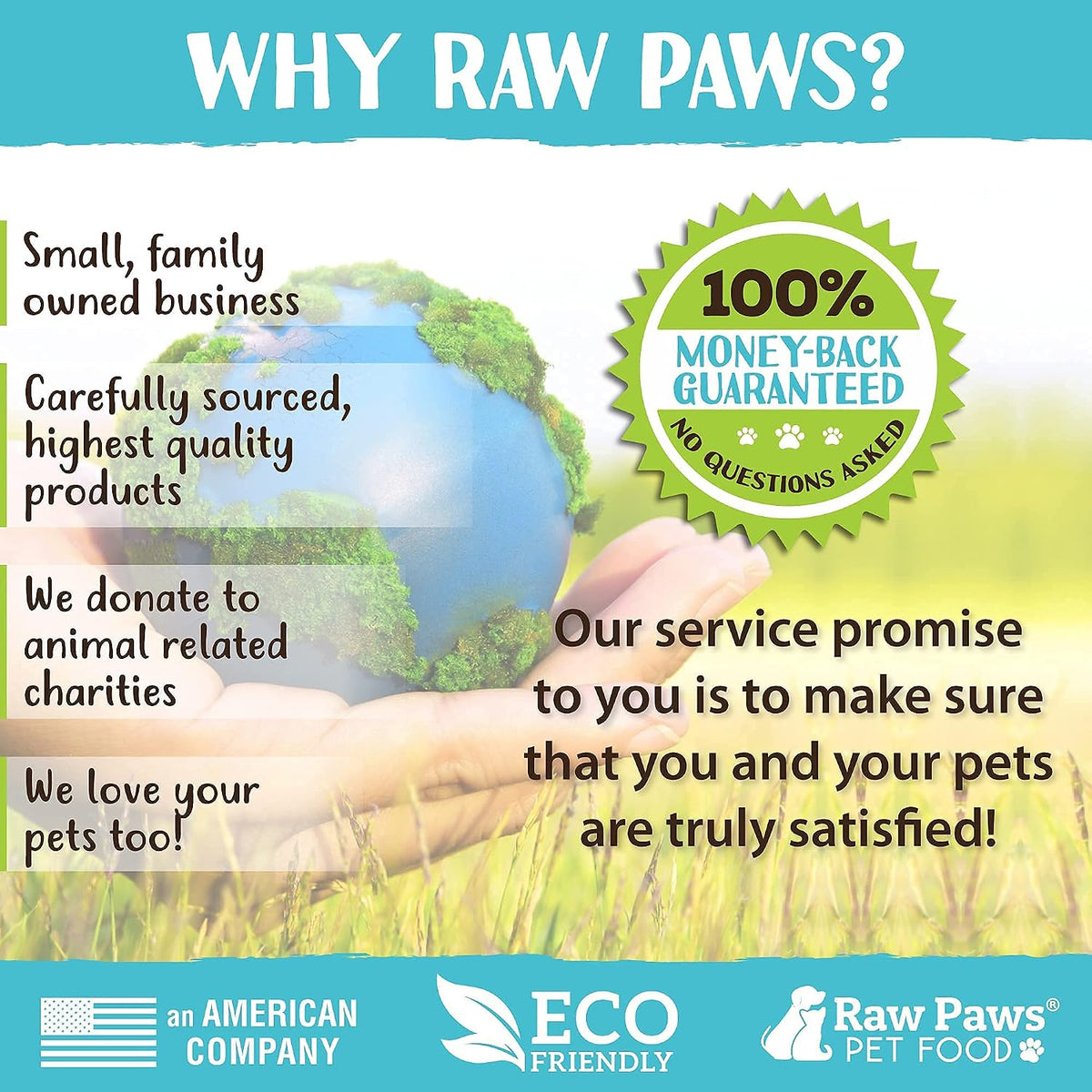 Raw Paws Cepillo de mano para perros y gatos, con punta de goma | C...