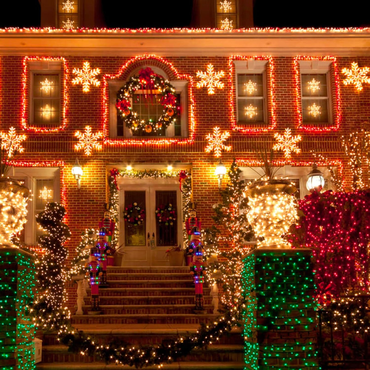 TW SHINE Luces de Navidad, 1000 luces LED de 328 pies para árbol de...