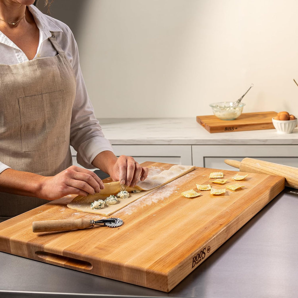 John Boos R-Board Series Tabla de cortar rectangular de madera de a...