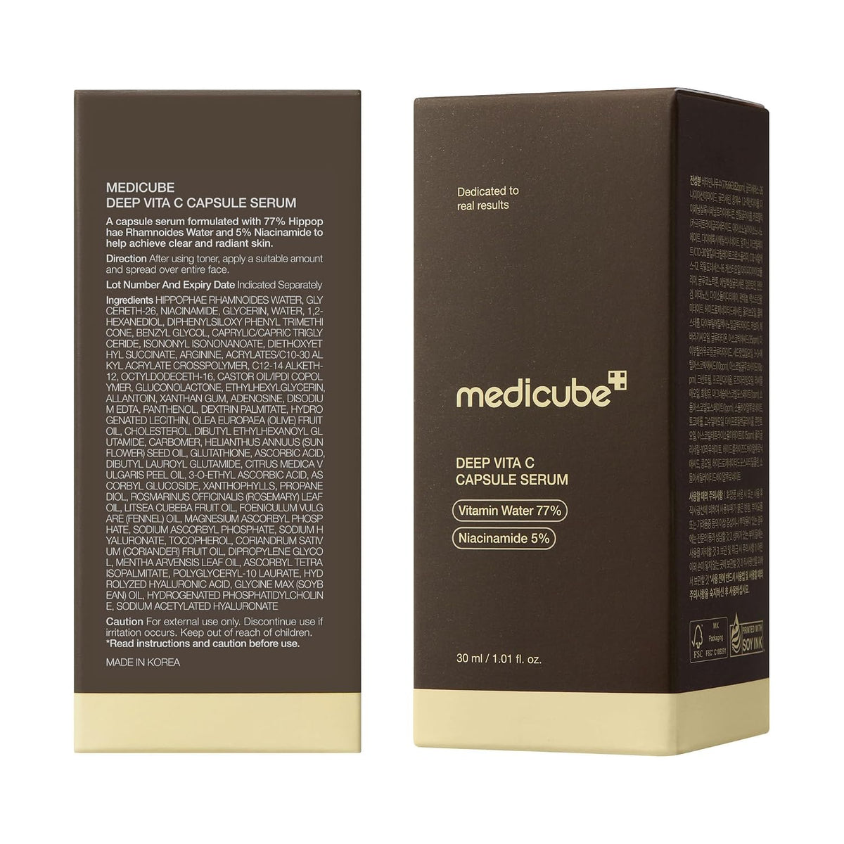 medicube Suero de cápsulas de vitamina C profunda, 1.01 onzas líqui...