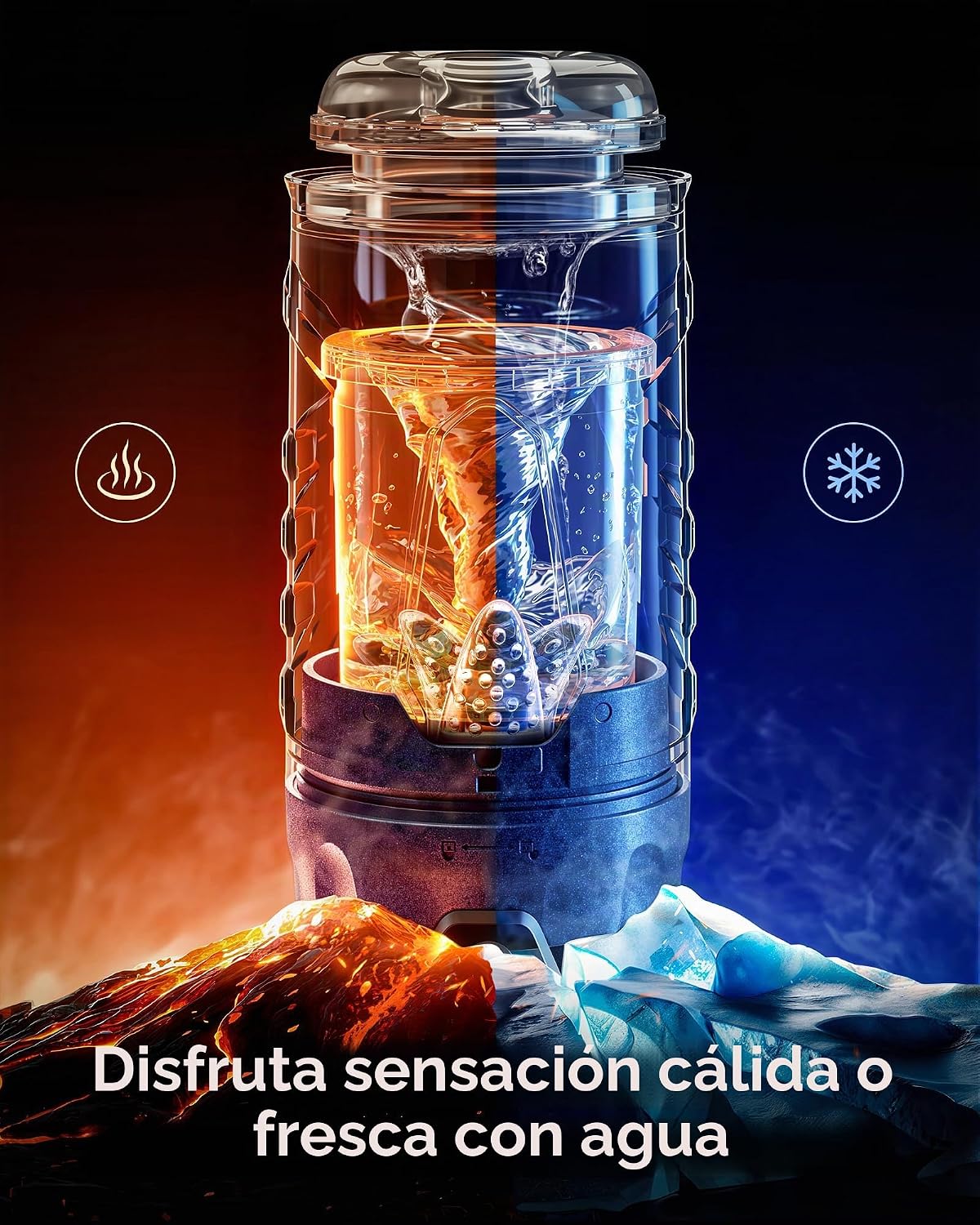EINSEO Masturbador masculino de succión con manga profunda de 7.1 p...
