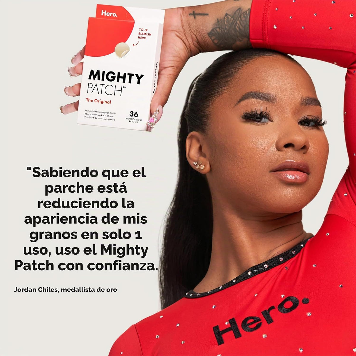 Mighty Patch Original de Hero Cosmetics – Parche hidrocoloide para...