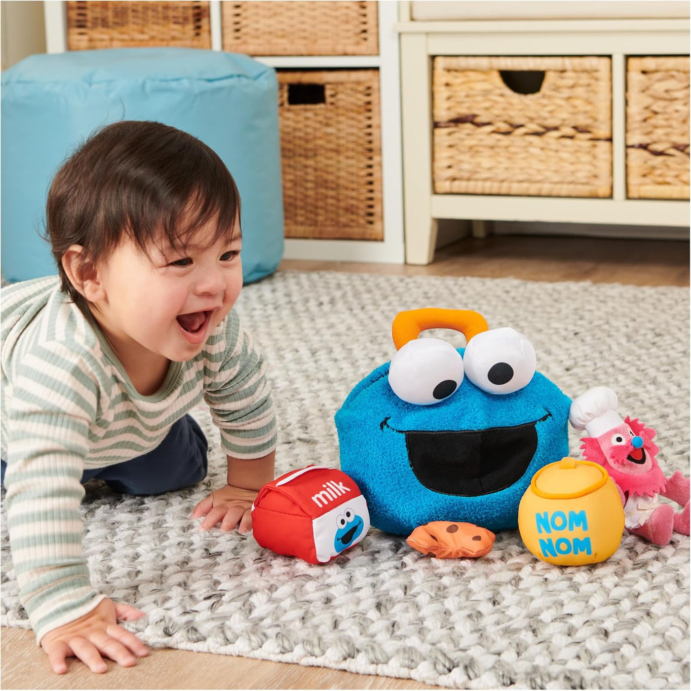 GUND Sesame Street Juego Oficial de Cookie Monster y Gonger, Juego...