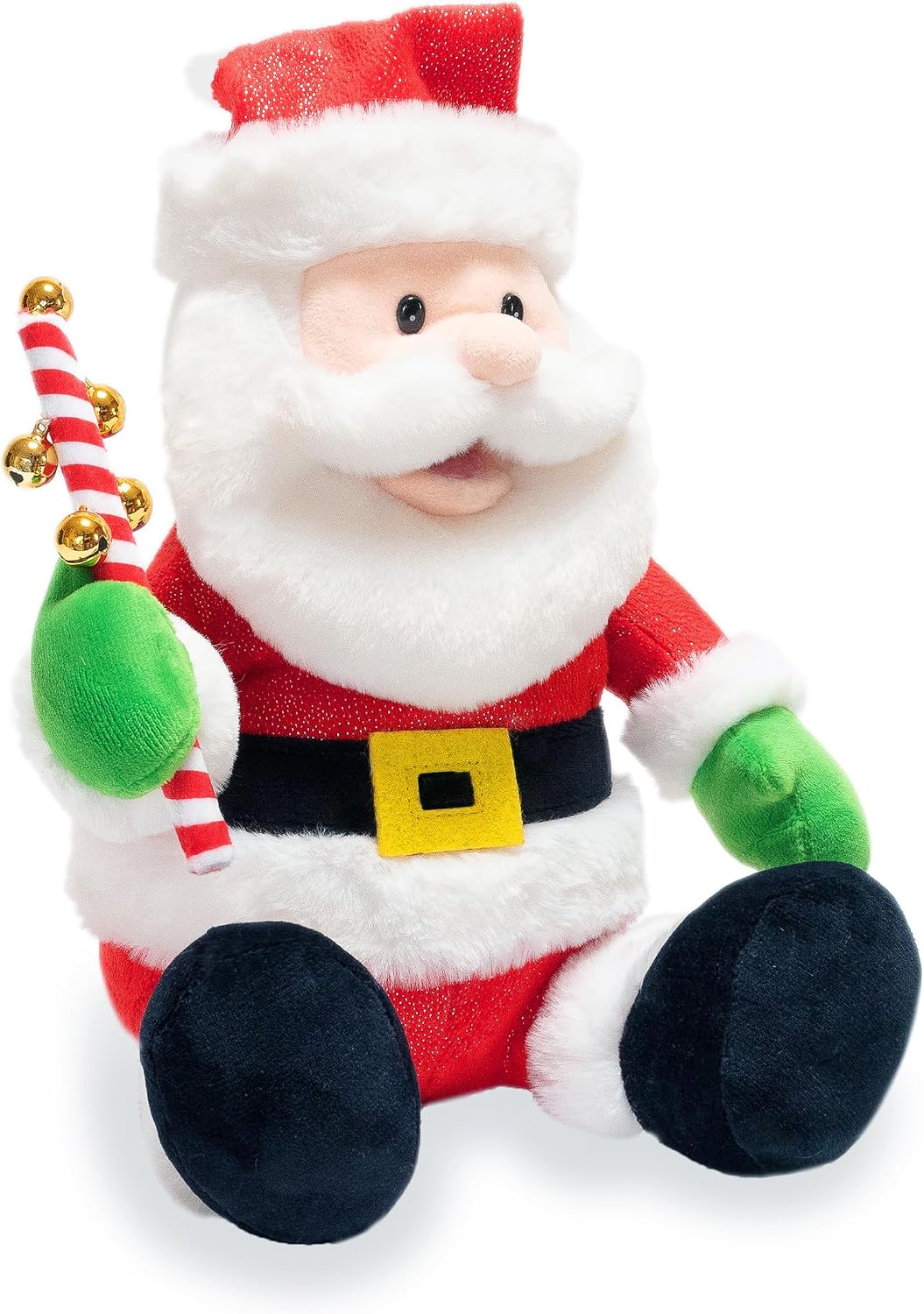 Cuddle Barn - Papá Noel Jingling | Juguete de peluche navideño de P...