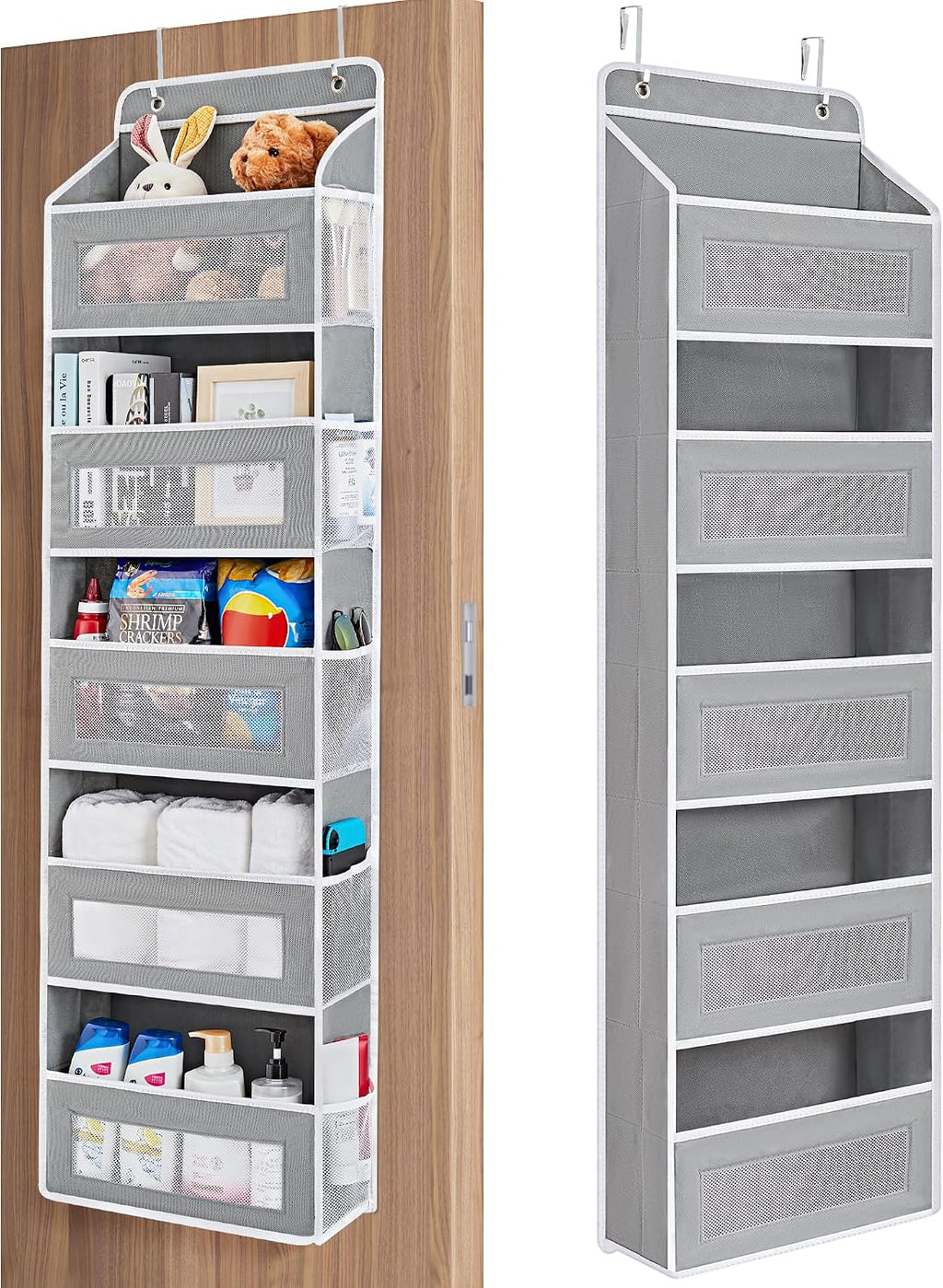 JARLINK Organizador sobre la puerta para dormitorio, despensa, baño...