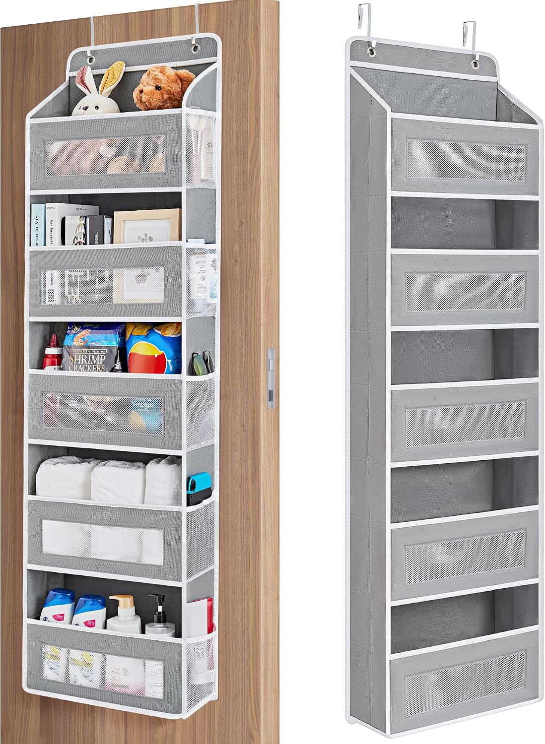 JARLINK Organizador sobre la puerta para dormitorio, despensa, baño...