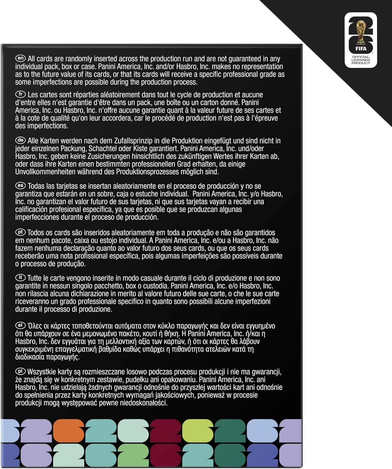 Monopoly Panini Prizm: Cartas Mundial