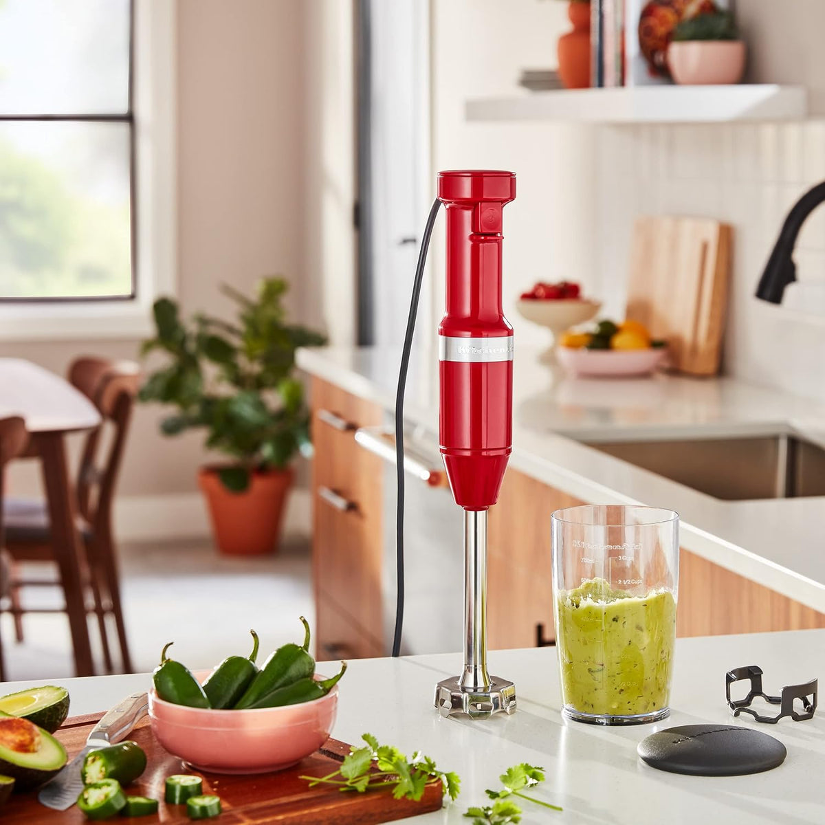 KitchenAid - Batidora de mano con cable y velocidad variable KHBV53...