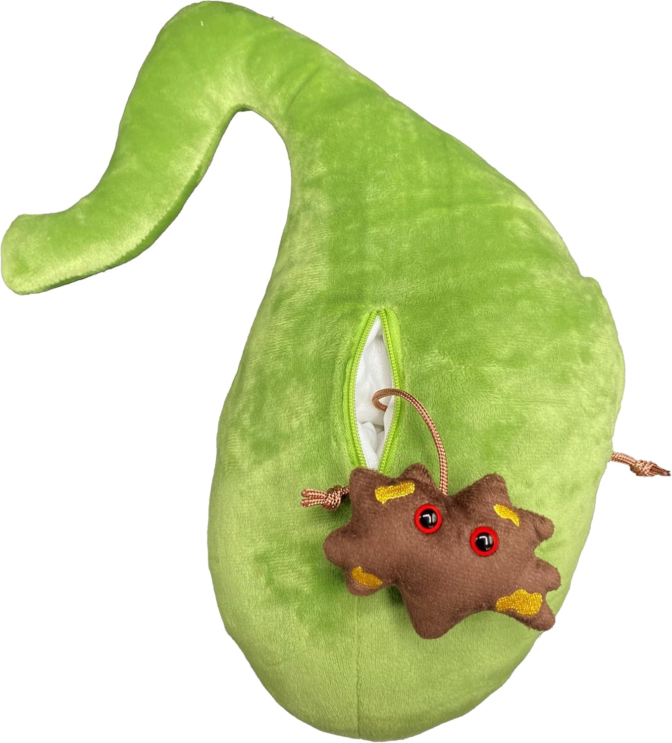 GIANT MICROBES Peluche de vesícula biliar de lujo de 14 pulgadas, i...