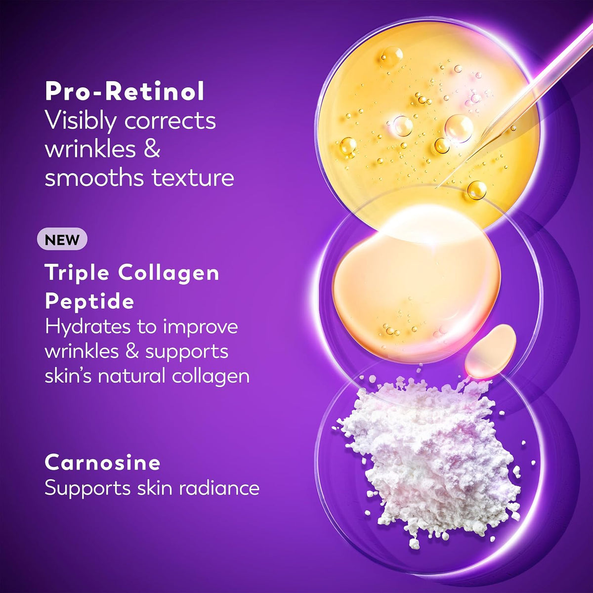 Olay Crema de noche de retinol para mujeres, hidratante facial anti...