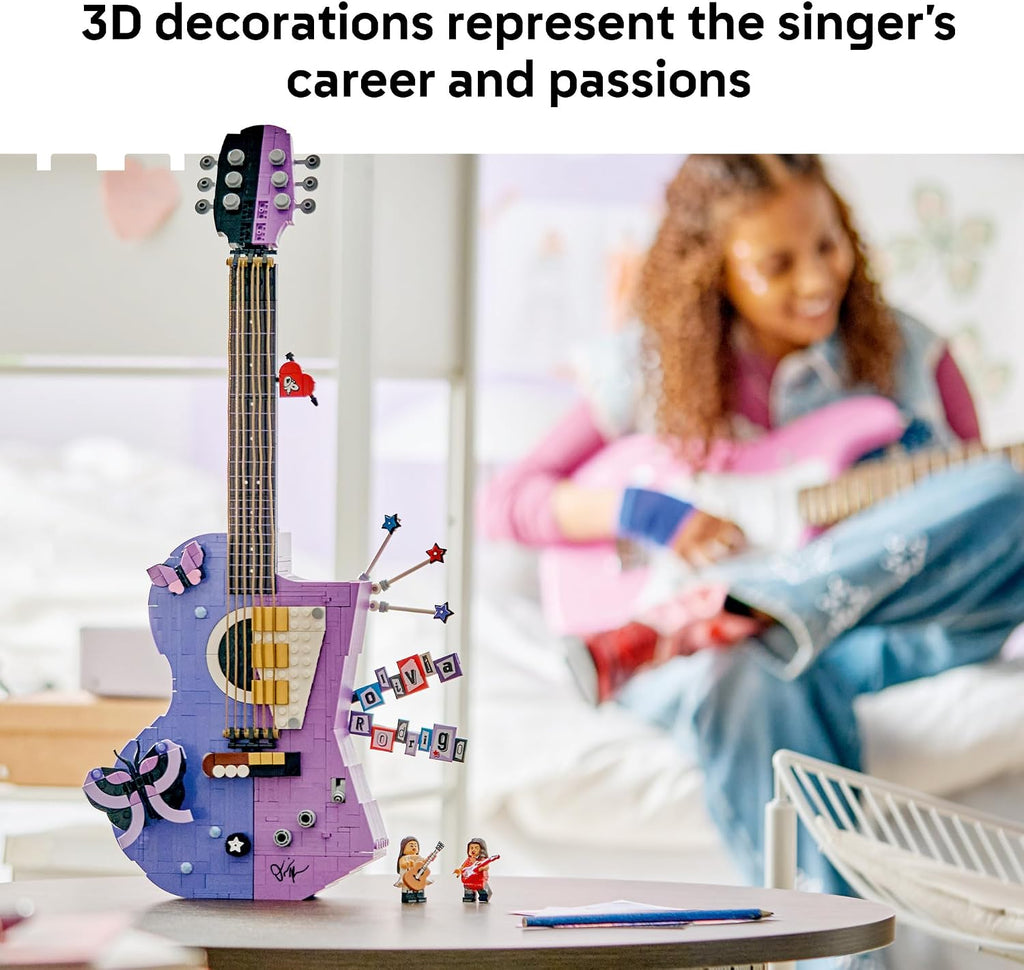 LEGO Editions Olivia Rodrigo's Dual Guitar - Juguete de constru...