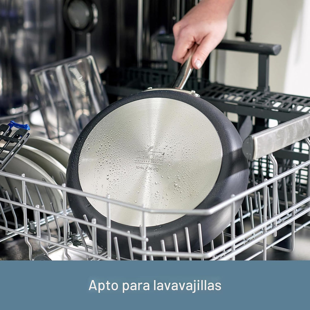 All-Clad HA1 - Juego de utensilios de cocina anodizados duros antia...