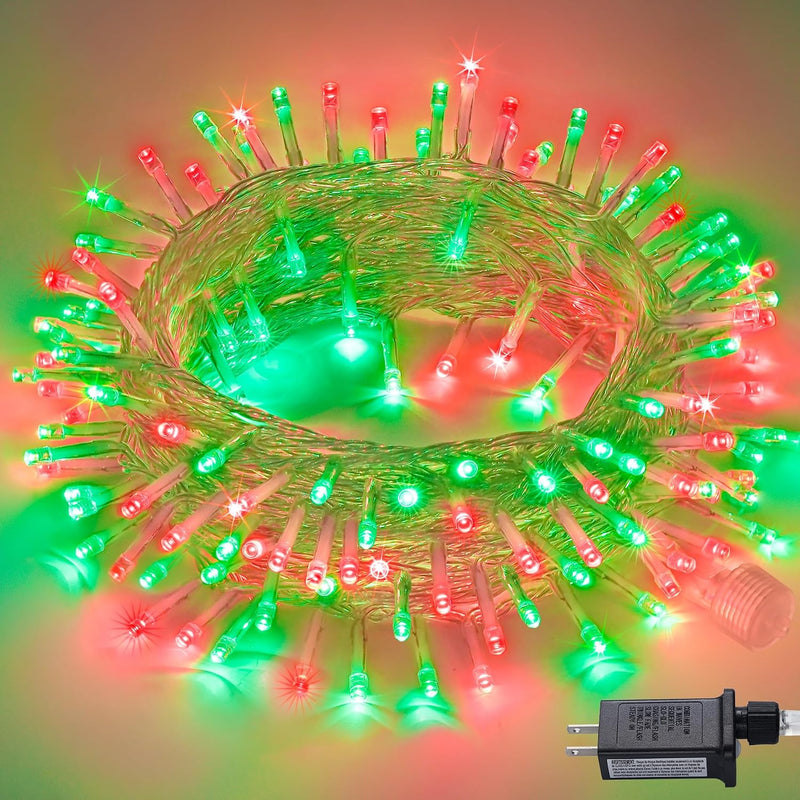 JMEXSUSS 200 luces LED rojas y verdes de Halloween de 66 pies | Tir...