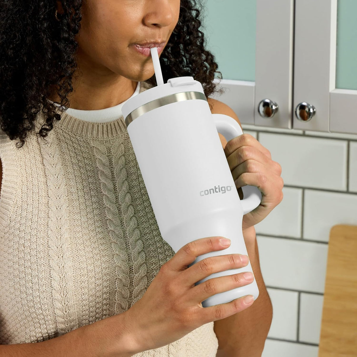 Contigo Streeterville Vaso Térmico de 40oz, Acero Inoxidable con Ai...