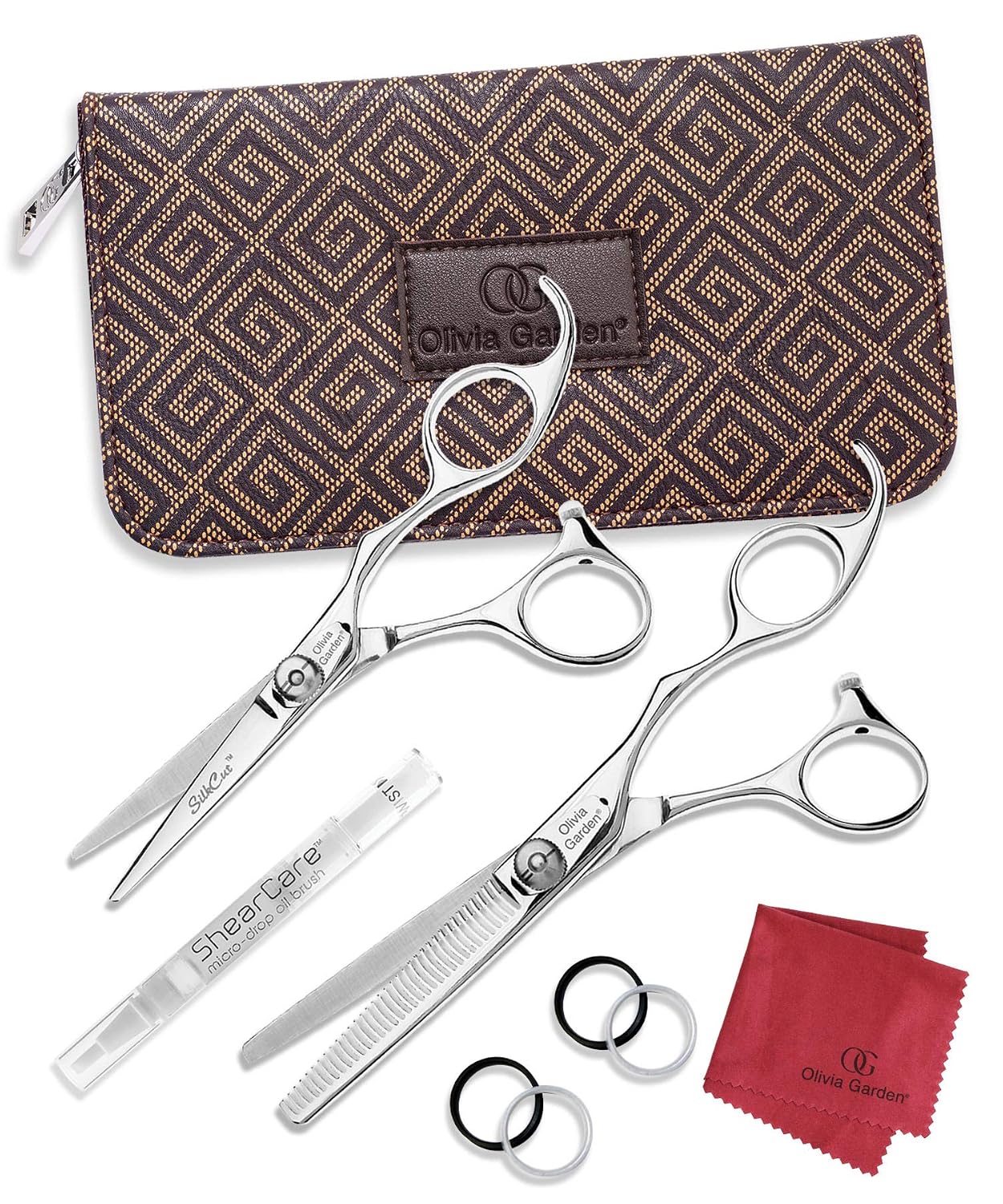 Olivia Garden SilkCut - Cizalla profesional para peluquería y estuc...