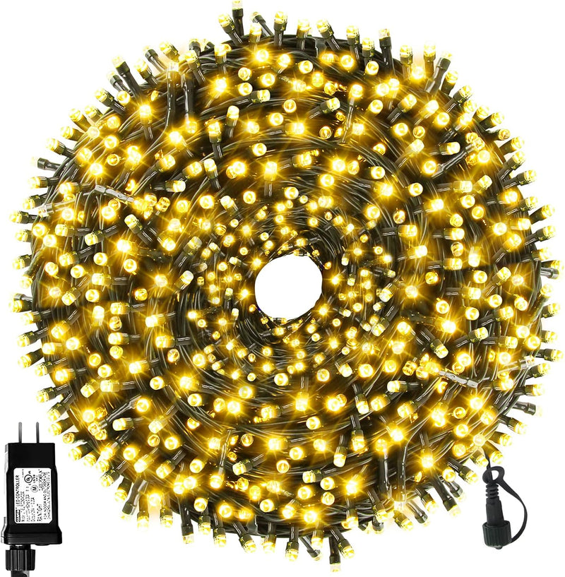 MZD8391 Luces de Navidad LED de 170 pies, 500 luces LED para interi...