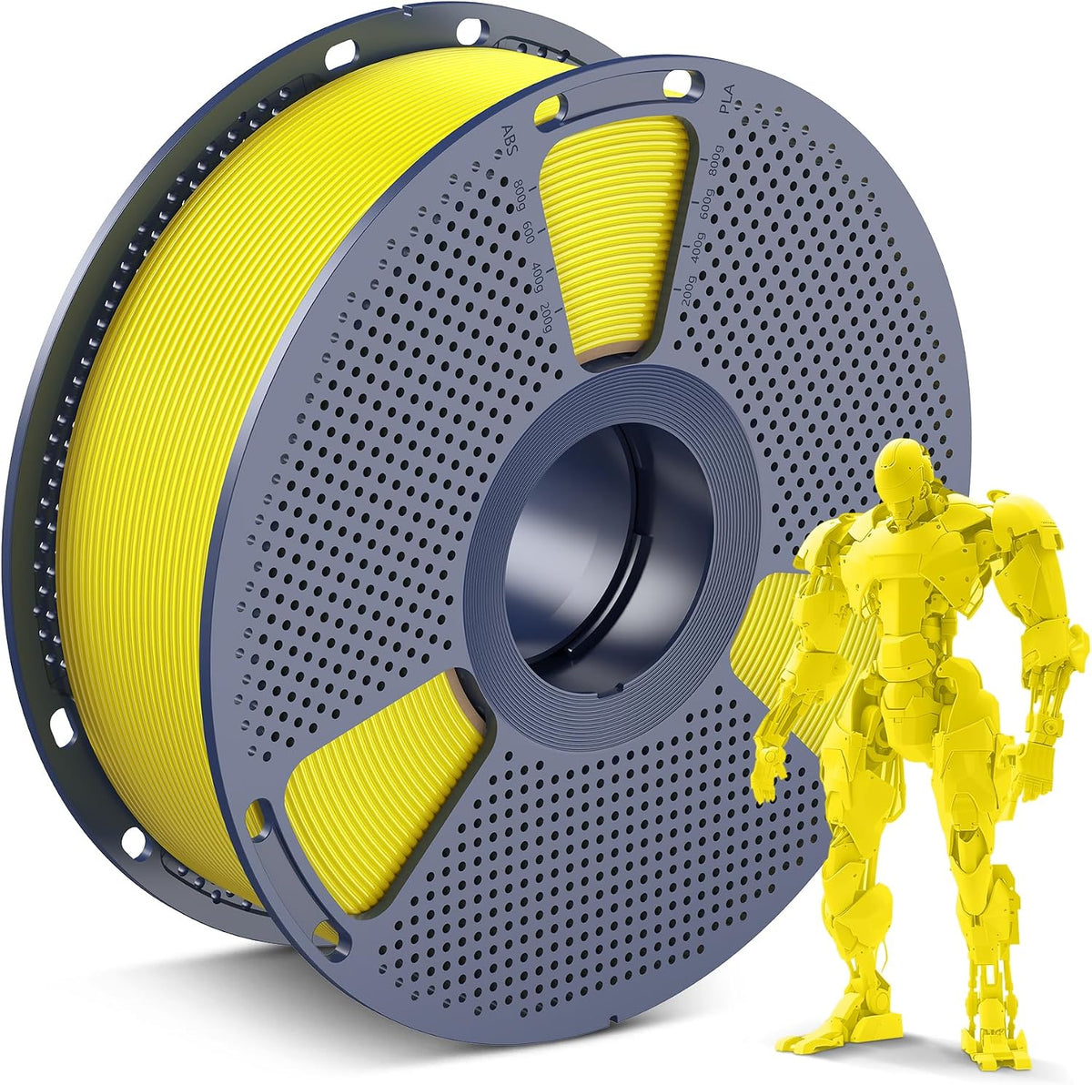 SUNLU Filamento PLA para impresora 3D, amarillo, 2.2 lbs | Filament...