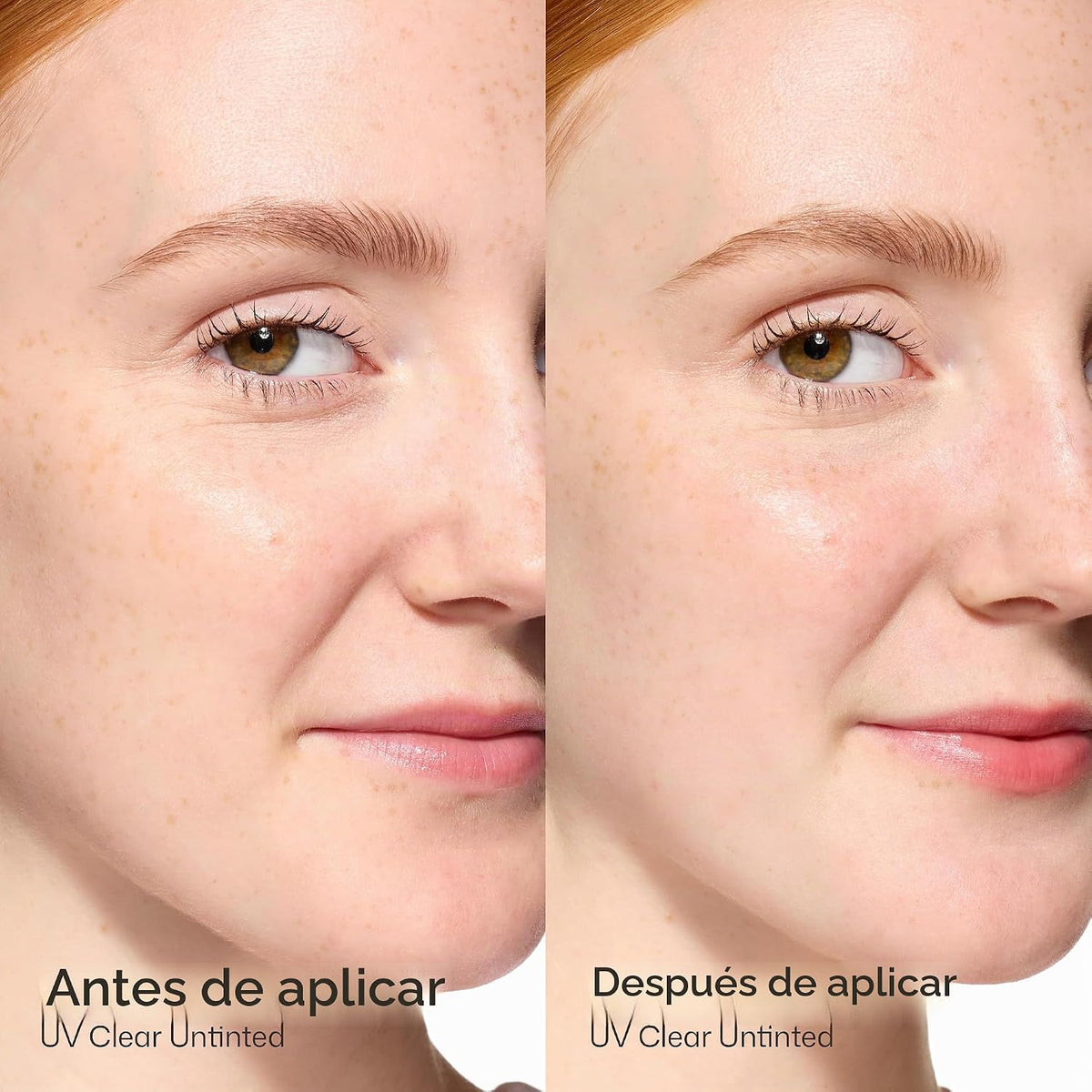 Protector solar facial transparente UV EltaMD con óxido de zinc, si...