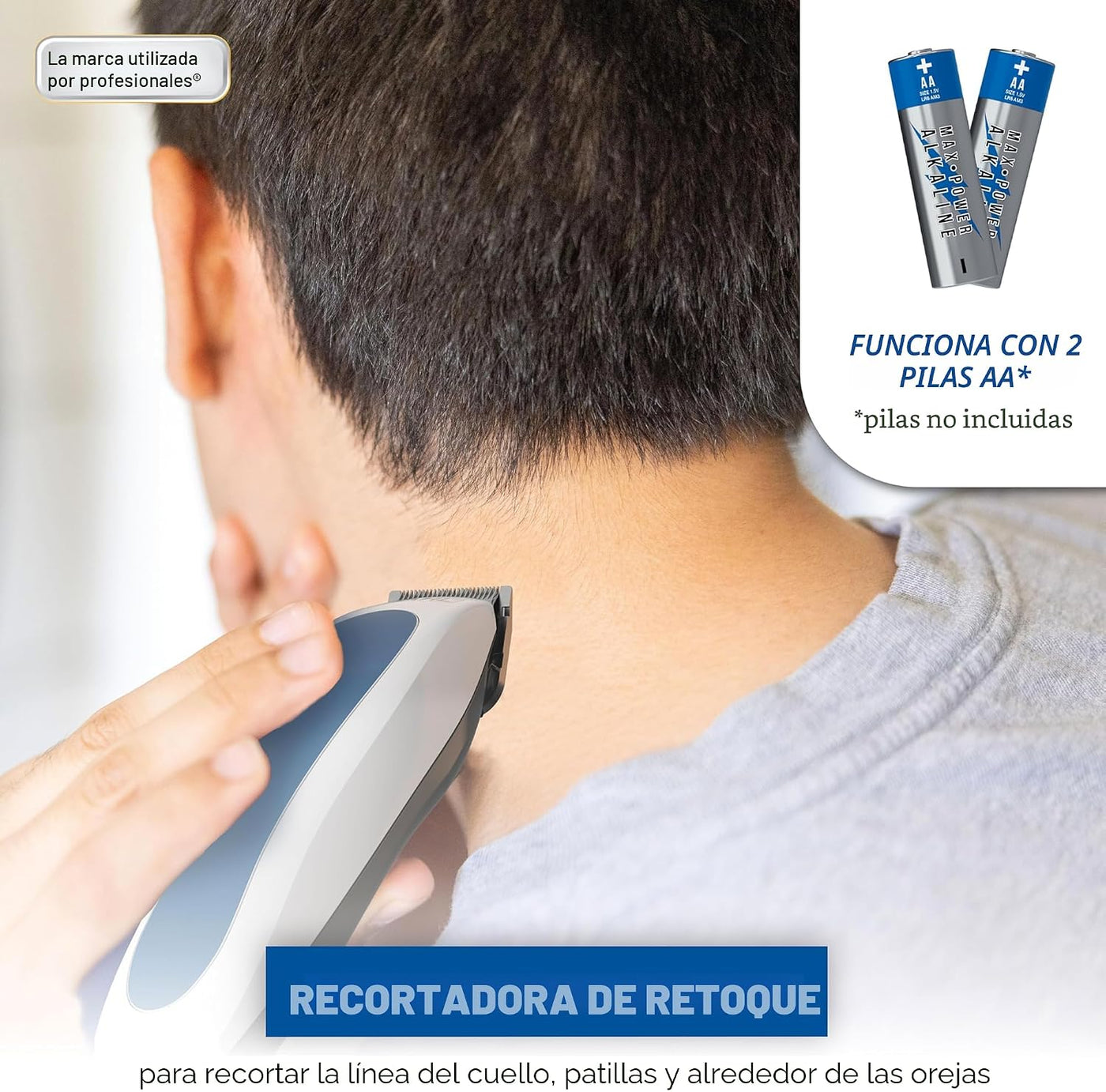 Wahl Cortapelos inalámbricos recargables de iones de litio Color Pr...