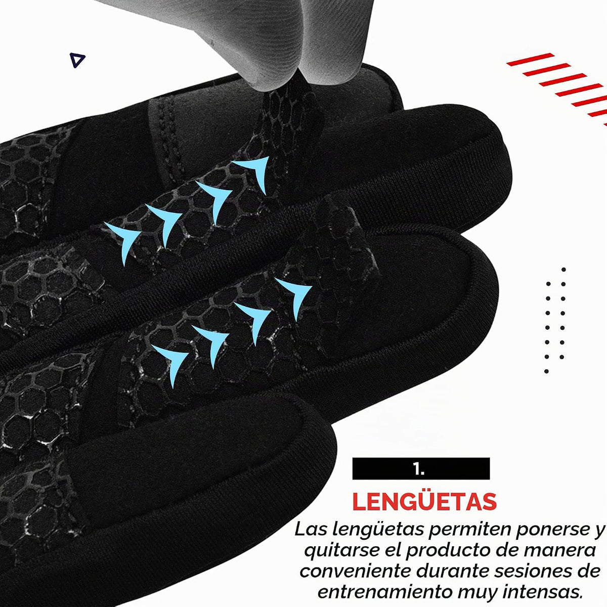 Guantes de levantamiento de pesas RDX para gimnasio, de dedo comple...