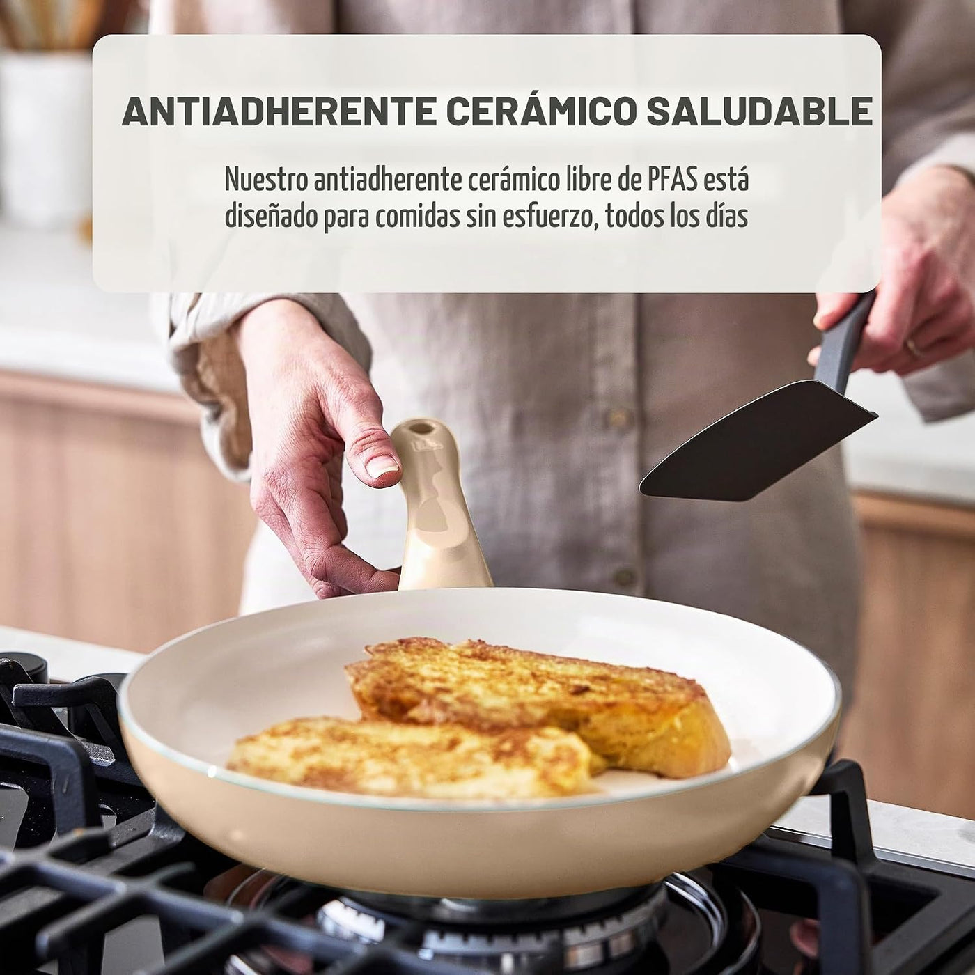 GreenLife Juego de sartenes antiadherentes de 2 piezas, sartenes de...