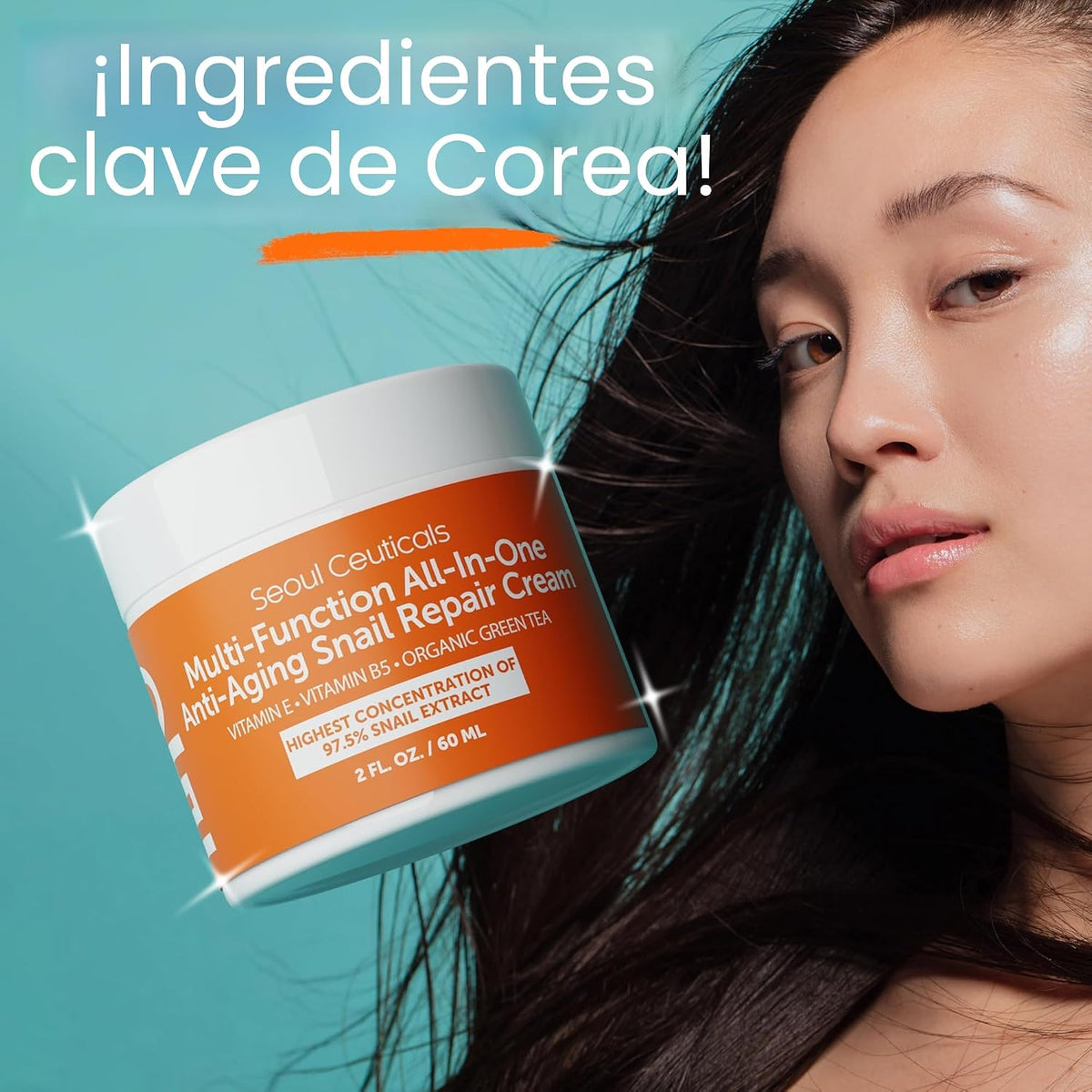 SeoulCeuticals Crema hidratante facial coreana con mucina de caraco...
