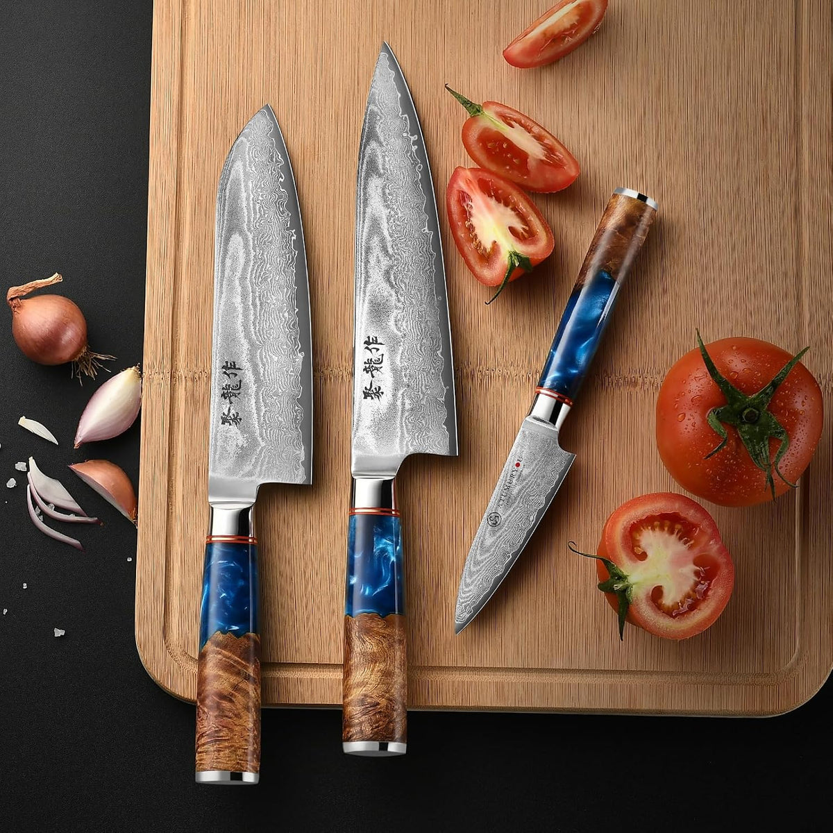 Atumuryou JPCK Juego de cuchillos de chef japonés