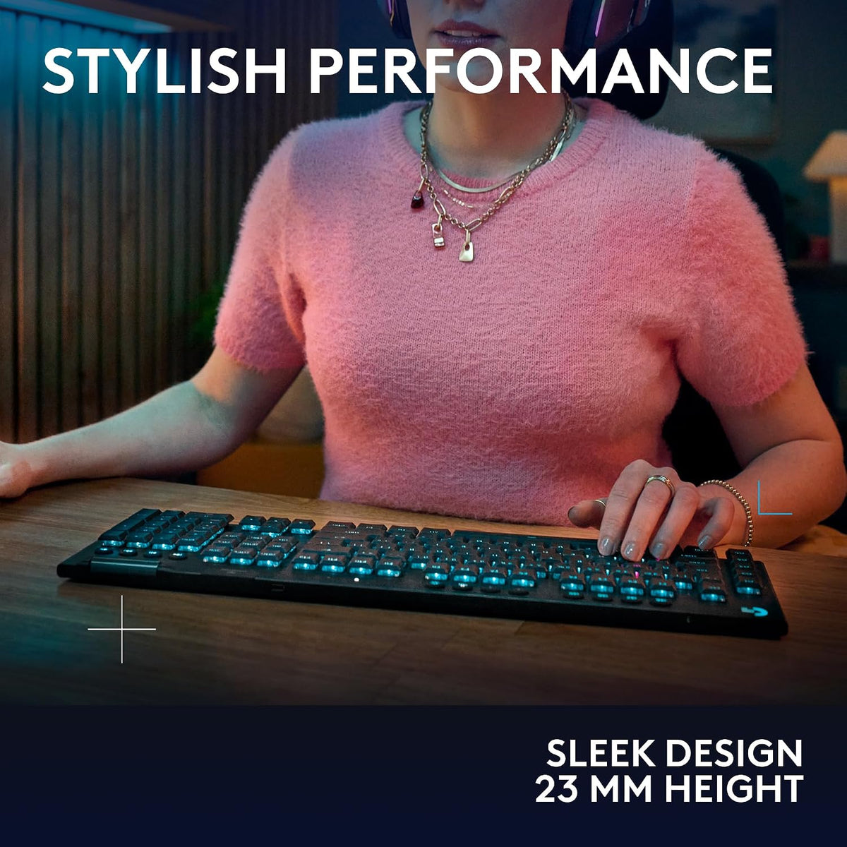 Logitech G915 X Lightspeed Teclado inalámbrico para juegos (Clicky)...