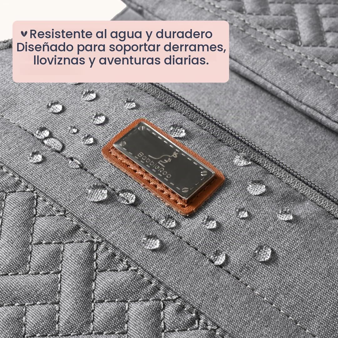 BabbleRoo - Mochila para pañales unisex con cambiador, funda para c...