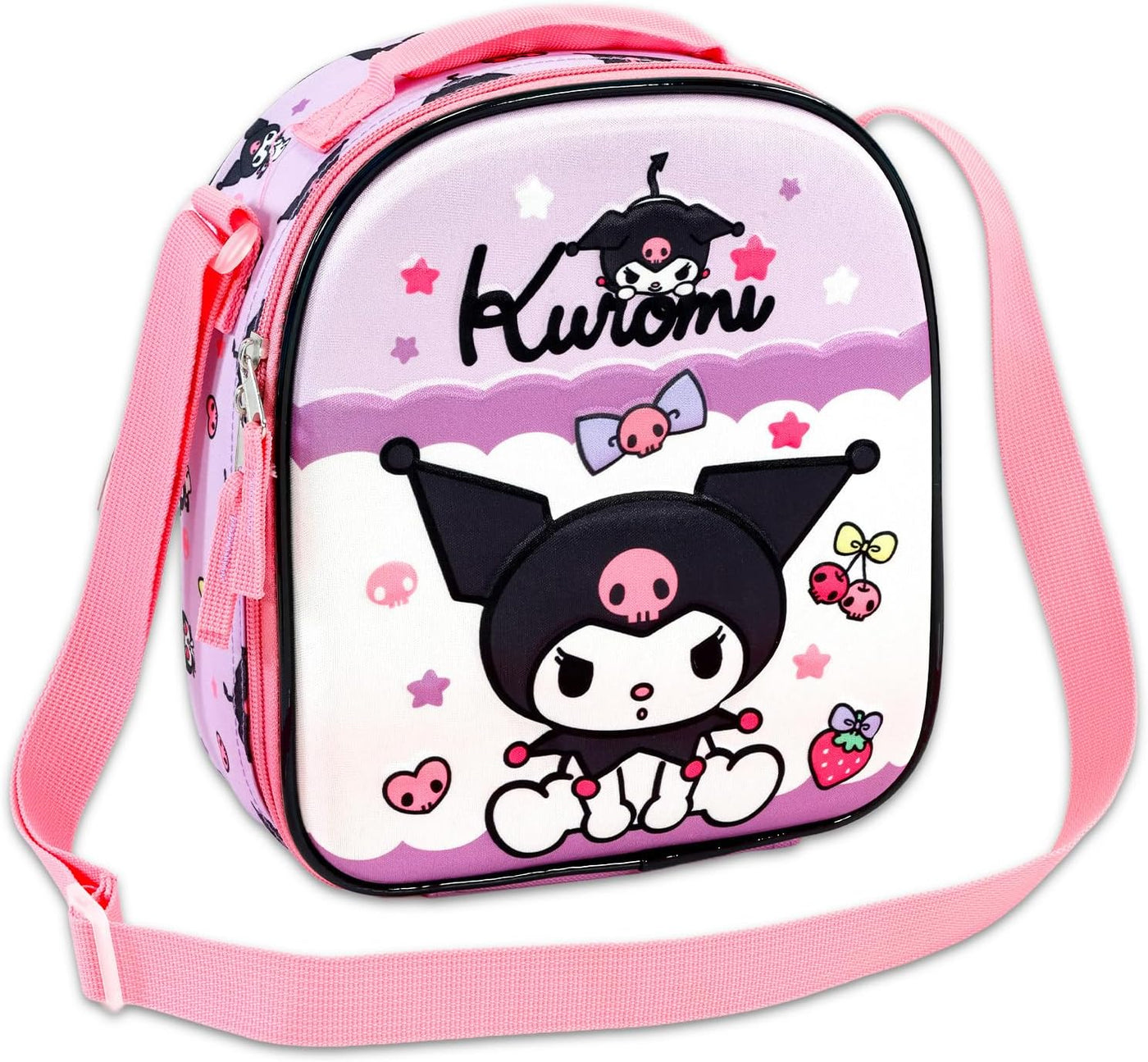SANRIO Kuromi - Lonchera para niñas, paquete de lonchera aislada y...