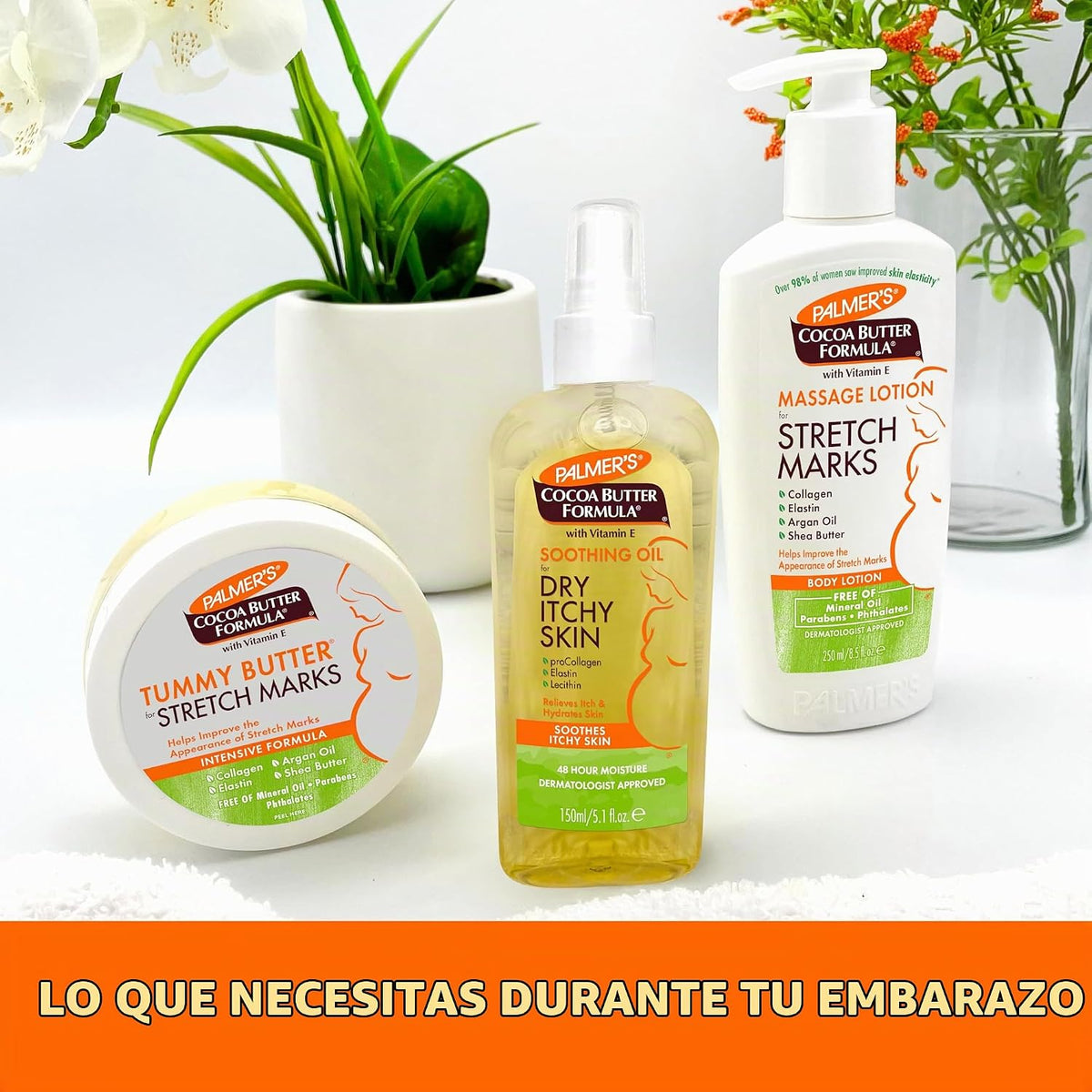 Palmer's Aceite calmante de fórmula de manteca de cacao con vit...
