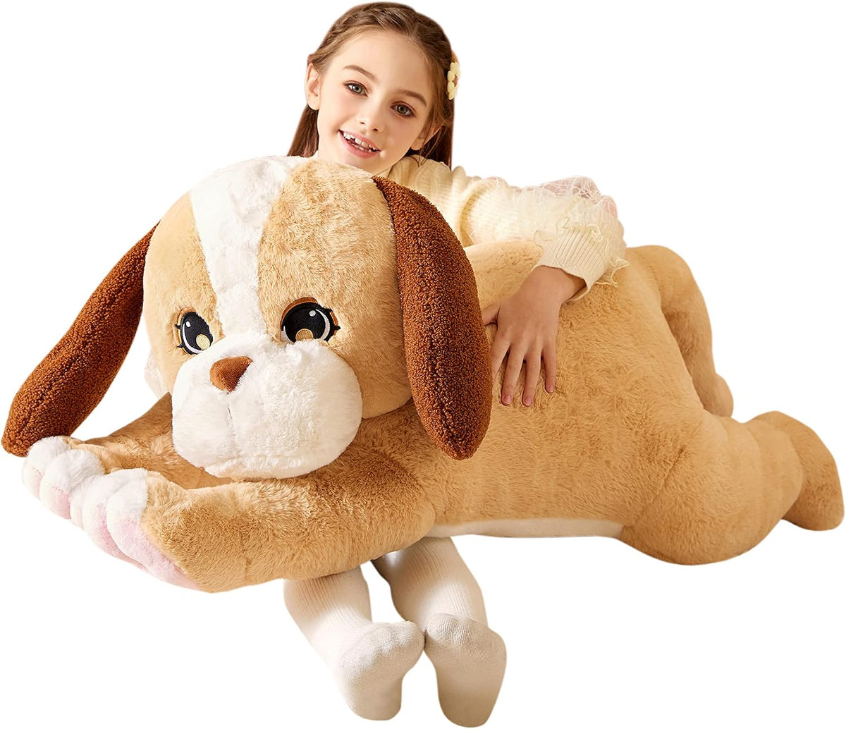Tumyay Peluche de perro labrador gigante, juguete suave de peluche,...