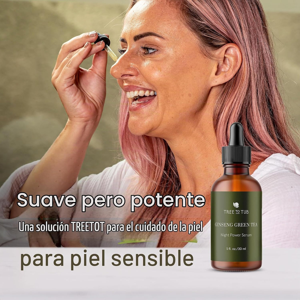 Tree To Tub Retinol antienvejecimiento, vitamina C, suero de ácido...