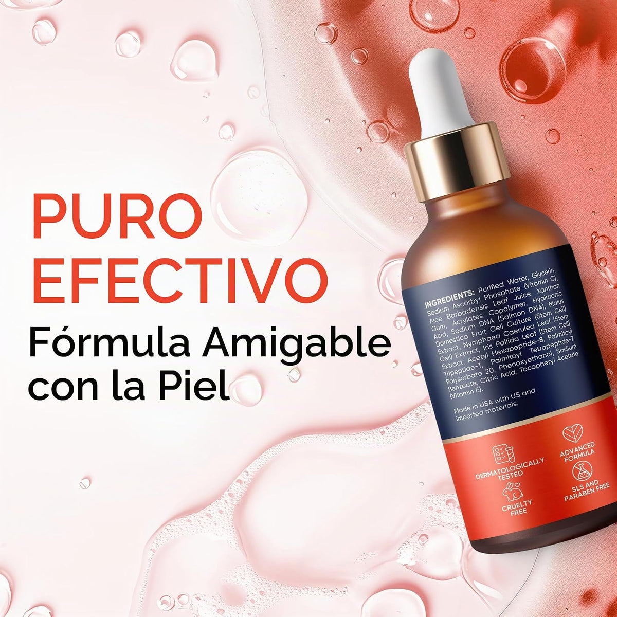 Ember Cloud Salmon DNA PDRN Suero, Ácido Hialurónico, Péptidos, Exo...