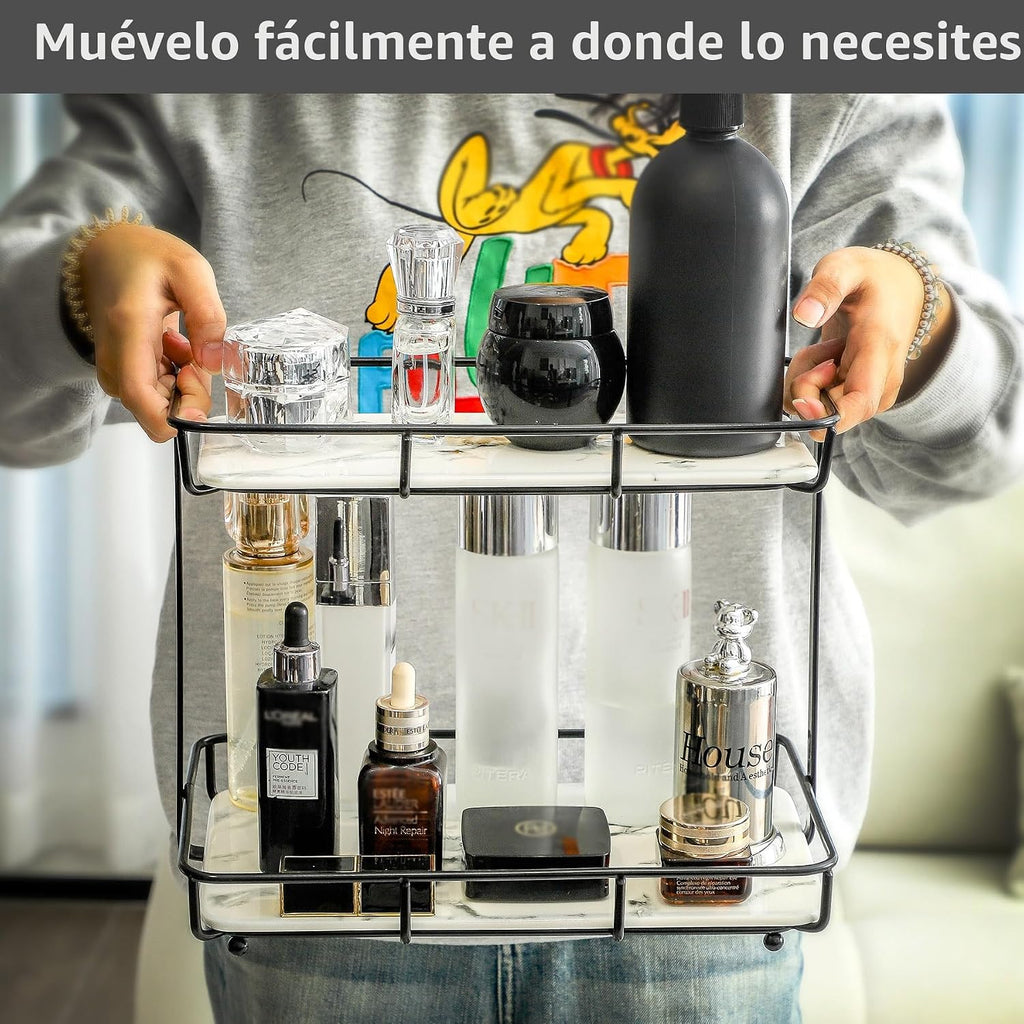 Organizador de baño, organizador de perfumes, organizador de maquil...