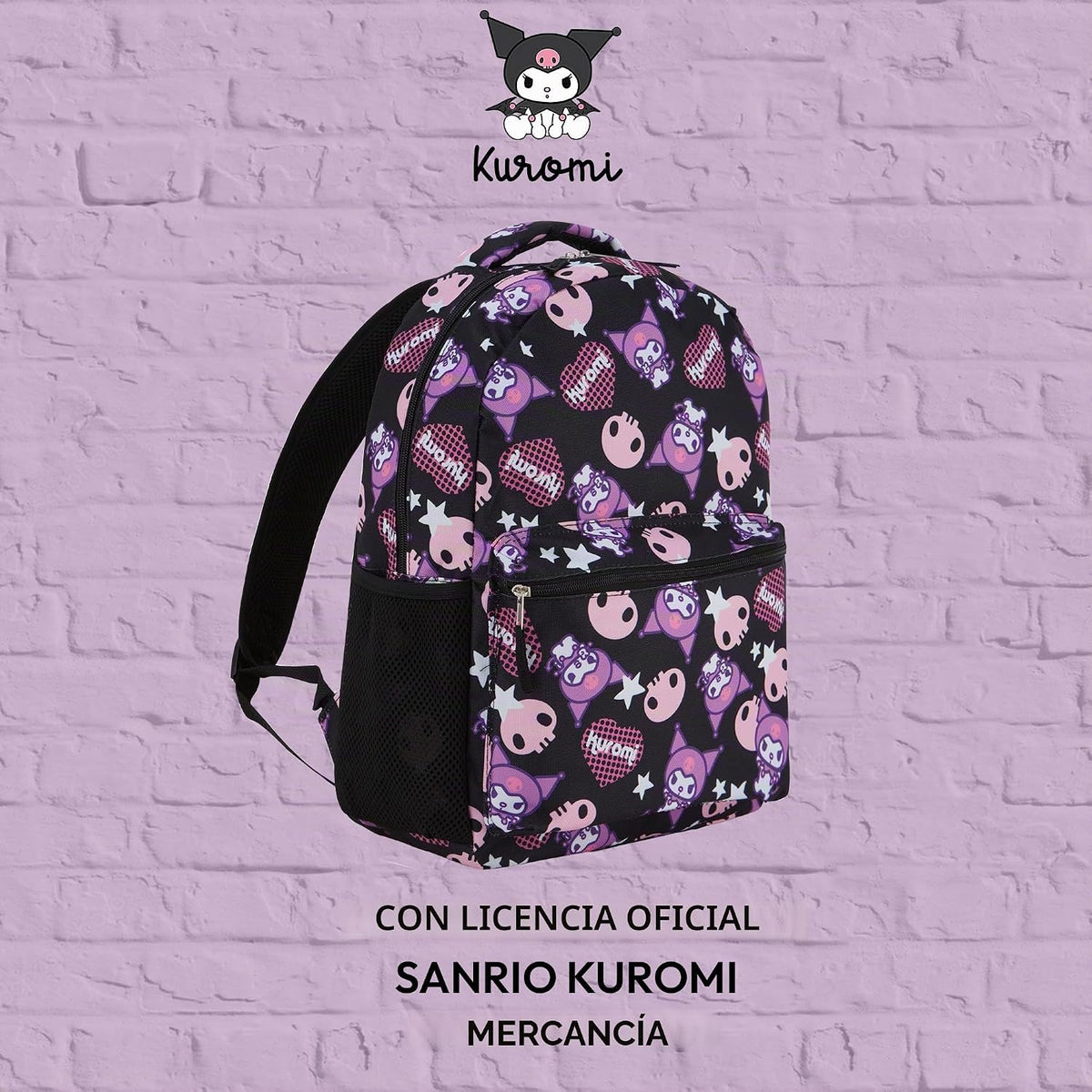 Mochila escolar completa Hello Kitty - My Melody, Kuromi, Keroppi,...