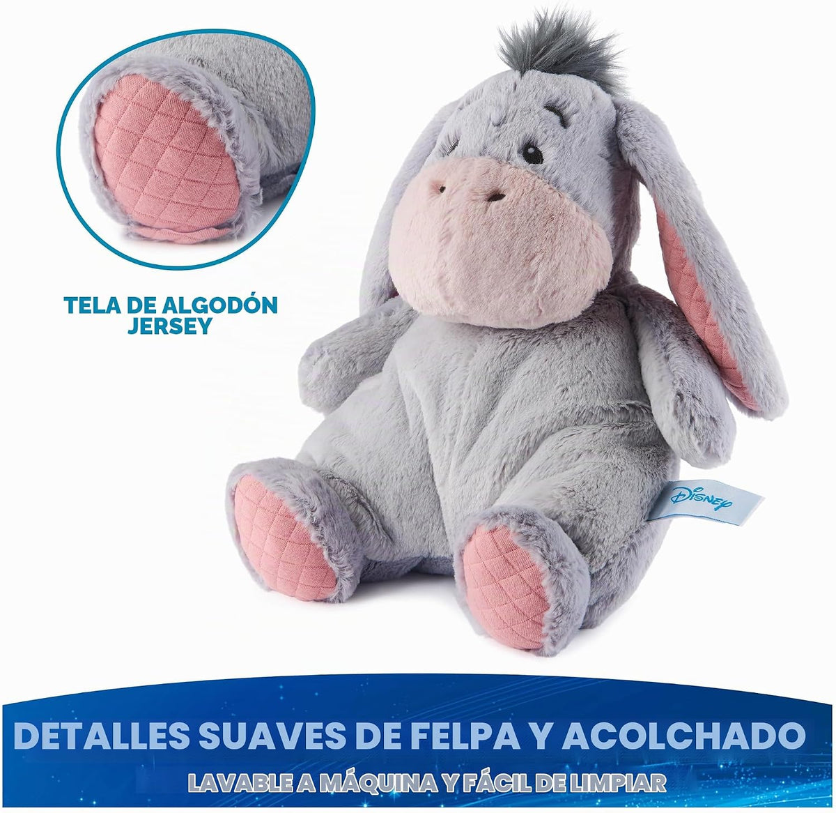 GUND Disney Winnie the Pooh Oh So Snuggly Eeyore - Peluche de 12.5...