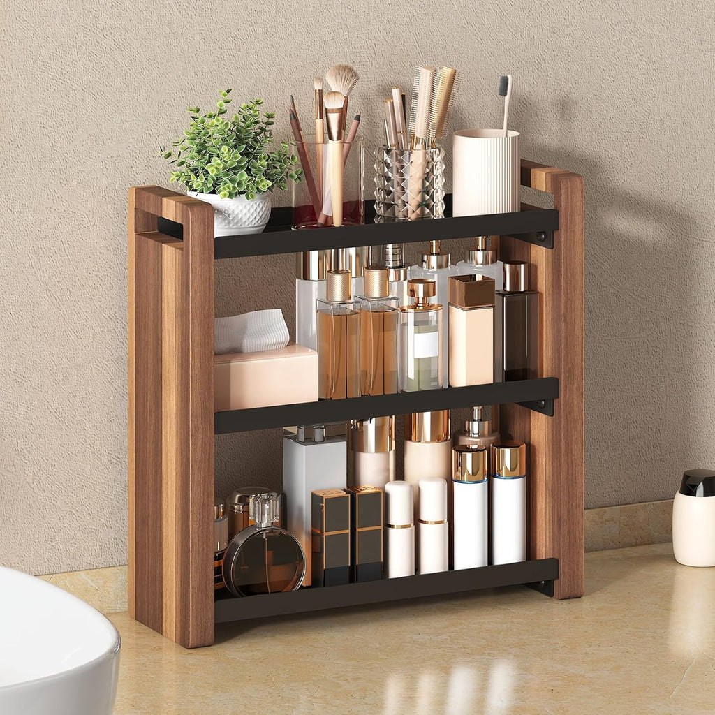 Cozynome Organizador de encimera de baño de 3 niveles, estante de b...