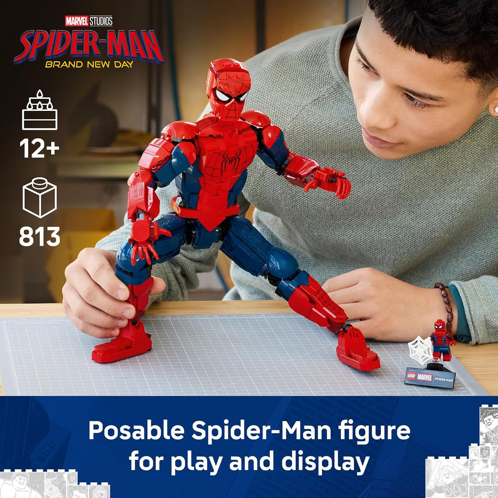 LEGO Figura de héroe de Marvel Spider-Man \u2013 Juguete de constru...