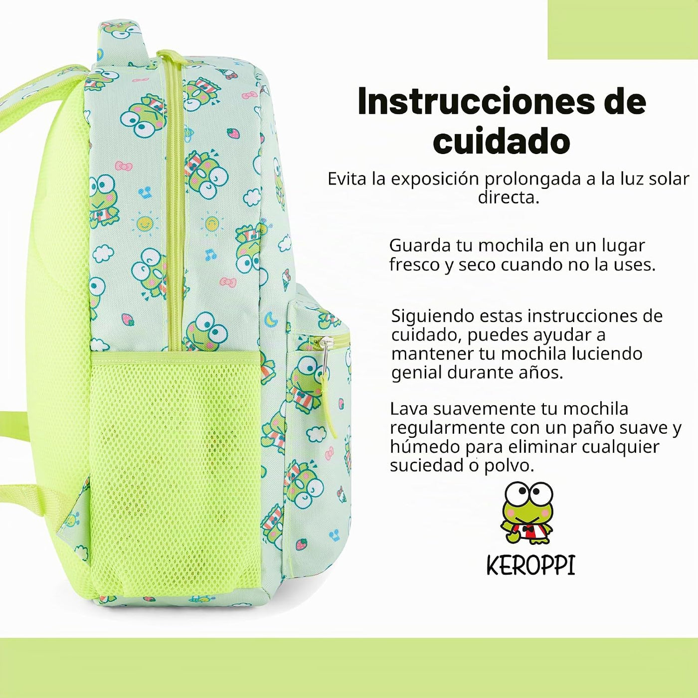 Hello Kitty Allover Mochila escolar - Kitty, My Melody, Kuromi, Ker...