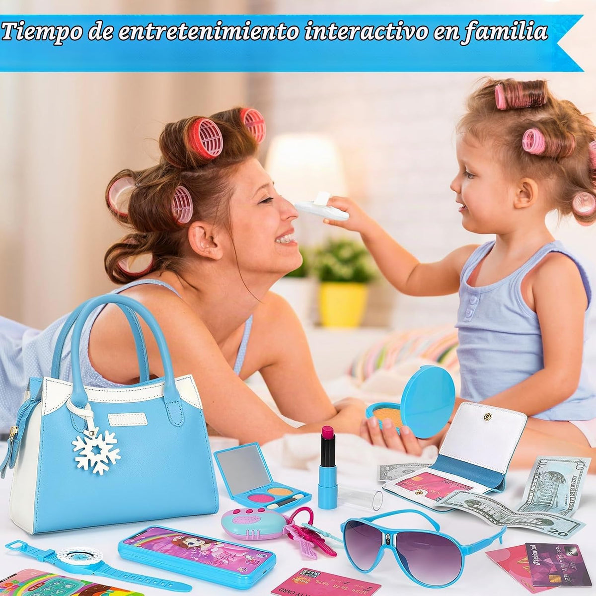 Officygnet Monedero para niñas pequeñas, juguetes de maquillaje de...